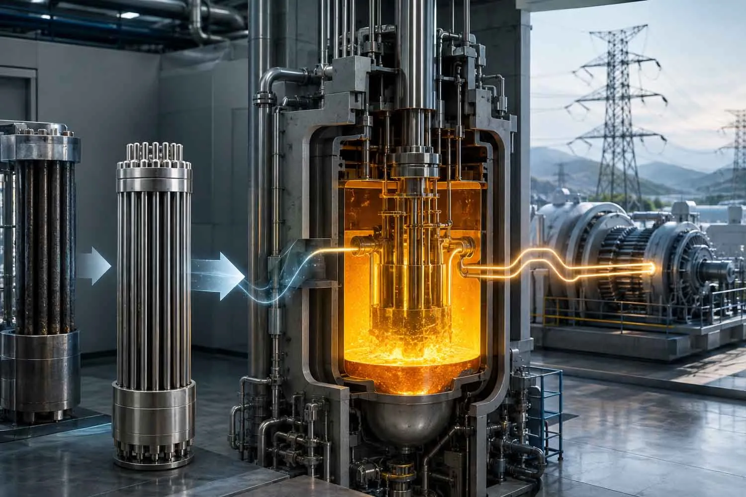 Usare le vecchie scorie nucleari per generare nuova elettricità? Come funziona il reattore da 500 MW
