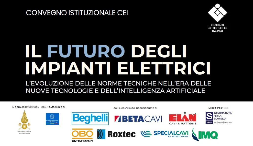 Webinar istituzionale CEI “Il futuro degli impianti elettrici”