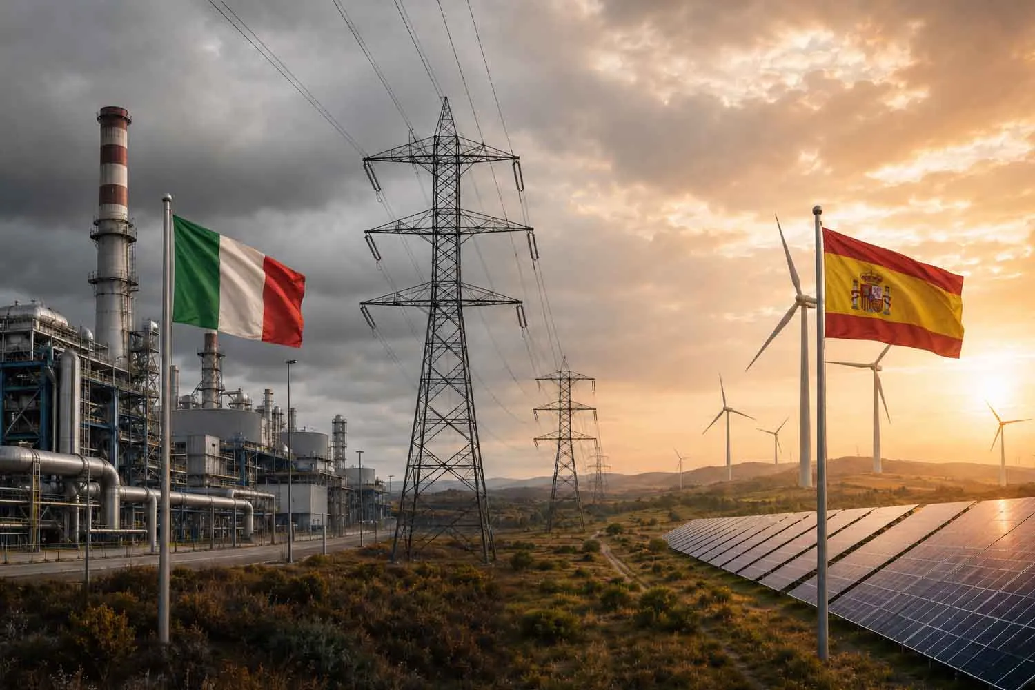 Il gas ci presenta il conto: perché in Italia l’elettricità costa il triplo rispetto alla Spagna