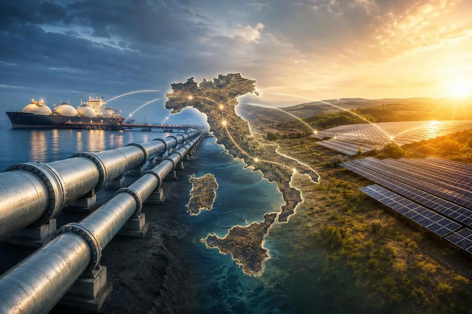 Record di consumi elettrici a luglio 2026 in Italia (e la dipendenza energetica supera il 75%)